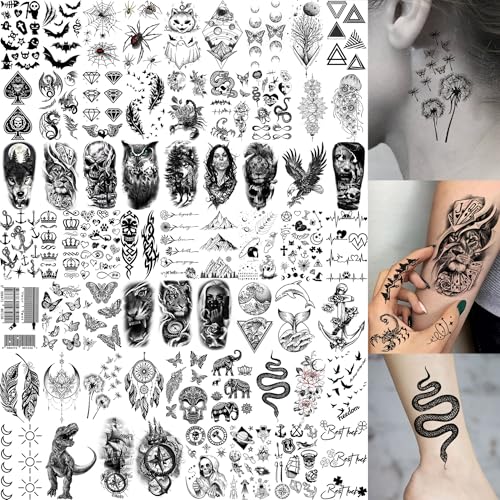 74 Sheets Chicano Jesus Christ God Temporary Tattoos For Men Women Adults Arm Cholo, Guadalupe Half Arm Sleeve Fake Tattoo Sticker Mexico West Coast Culture, Temp Chicana Prison Halloween Tattoo Chola