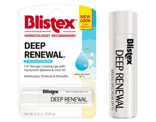 Blistex Deep Renewal Lip Protectant Sunscreen Balm, 0.13 Ounces (3.69g) (Value Pack of 12)