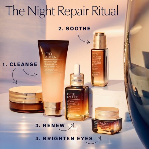 Estée Lauder Advanced Night Repair Eye Supercharged Gel-Cream Synchronized Multi-Recovery | Under Eye Cream for Dark Circles, Travel Size, 0.17 Fl Oz