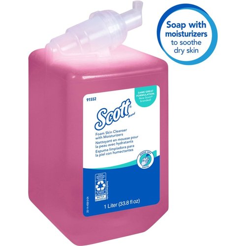 Scott Pro Foam Skin Cleanser With Moisturizers, Light Floral, 1,000 Ml Bottle