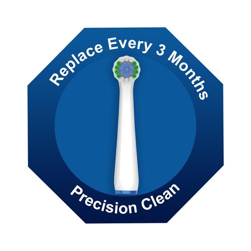 Replacement Heads Compatible with Oral B for Deep Cleaning and Gum Protection, 8 Pcs Precision Refill Brush Heads Compatible with Oral B Pro 1000, Genius X, Smart 1500 Series Electric Toothbrush