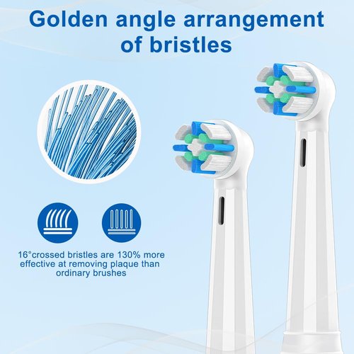 Glocusafety IO Replacement Heads Compatible with Oral B iO,Electric Toothbrush Replacement Brush Heads for iO Series,Pack of 10