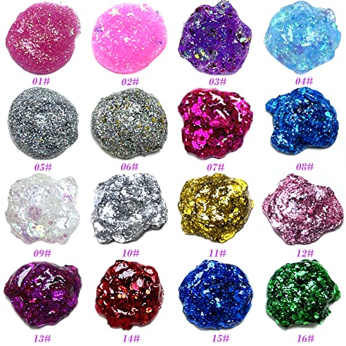 Holographic Face Glitter Gel Body Shimmer Makeup for for Hair, Face, Clavicle, Arm, Nail, Eyeshadow, Long Lasting Waterproof Mermaid Sequins Party Glitter for Rave Festival, 1.35oz (Illusion Purple#3)