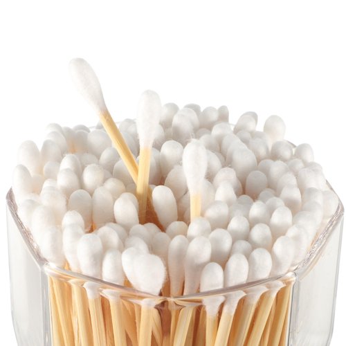 Demissle 240 Pack Cotton Swabs Travel Size, 10 Pcs Per Pack Individually Wrapped Cotton Swab Double Tipped Wooden Sticks for Ear Make up Hotel Toiletries Essentials Supplies