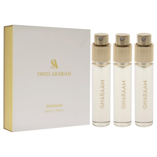 Swiss Arabian Gharaam - Luxury Products From Dubai - Long Lasting Arabian Perfume Oil for Women and Men - Saffron, Amber, Jasmine - 1.7 oz
