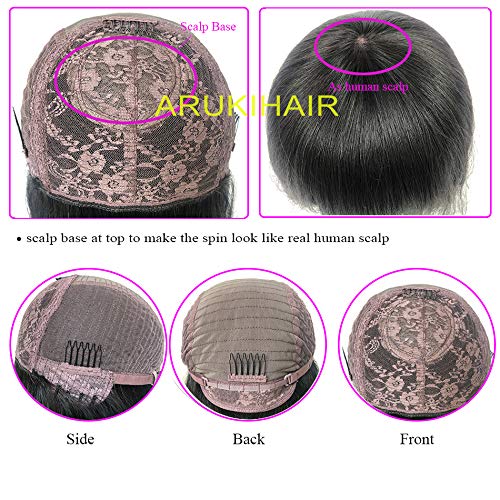 Afro Kinky Curly Wig With Bangs Full Machine Made Scalp Top Wig 200 Density Virgin Brazilian Short Curly Human Hair Wigs Natural Color 18 inch