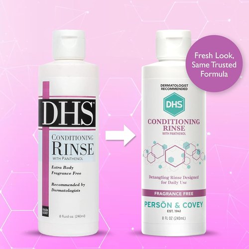 Dhs Dhs Conditioning Rinse With Panthenol, 8 oz (Pack of 2)