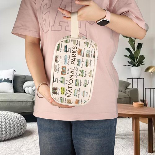 MNIGIU National Parks Tote Bag US National Parks Bag Camping Hiking Lover Gift Hiker Gi-ft Camper Gift (N ParksBag)