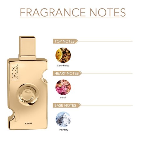 Ajmal Evoke Edition, Gold, 2.5 Oz