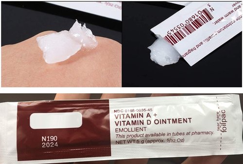 Latest Date 200 Packets Microblading Permanent Aftercare Healing Ointment, Tattoo Cream Vitamin A & D Anti Scar Scald Repair Gel, for Body Art Makeup Eyebrow Supplies;