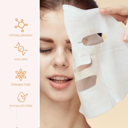 Skin 2.0 Vitamin C and Collagen Beauty Value Set - Serum, Moisturizer, Under Eye Pads & Face Sheet Masks