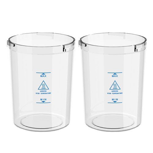SalonDepot Water Jar for Facial Steamer Universal Plastic Water Cup 2 PCS