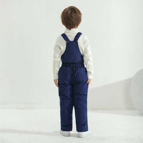 Weixinbuy Toddler Snow Pants Baby Boy Girl Winter Clothes Down Puffer Coat Waterproof Warm Snow Ski Bib Overalls Snowsuit