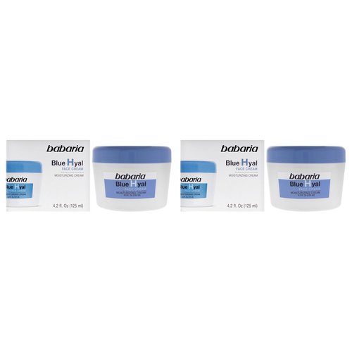 Babaria Hyaluronic Acid Face Cream - Moisturizing and Hydrating - Anti Aging, Wrinkle and Fine Lines - Suitable for All Skin Types - 2 pc