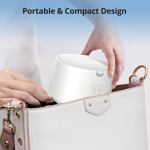 360° Ultrasonic Deep Clean Machine, 30W/45kHz for Dentures, Mouth Guards, Aligners, Braces – 230ml Portable Vibration-Powered Cleaner