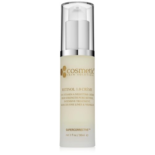 Cosmetic Skin Solutions Retinol 1.0 Crème - 1.0% Vitamin A nighttime crème, high strength - 1 oz / 30 ml e