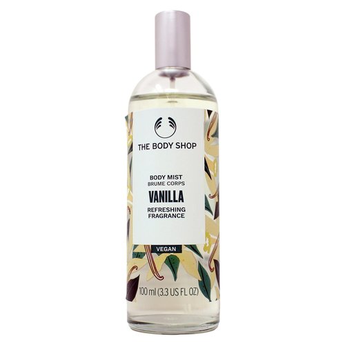 The Body Shop Vanilla Body Mist – Refreshes and Cools with a Sweet Scent – Vegan – 3.3 oz