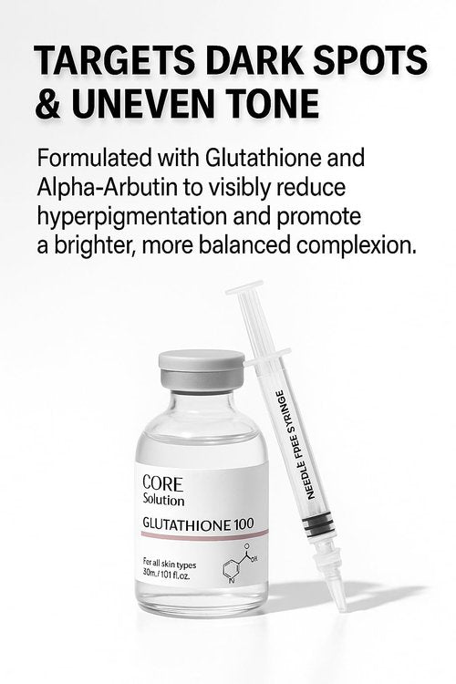 FEEL MATRIGEN Glutathione 100 Ampoule - Fragrance Free Korean Skin Care Serum with Glutathione for Tone Support & Visible Clarity - Lightweight Brightening Serum, Suitable for Regular Skincare Routine