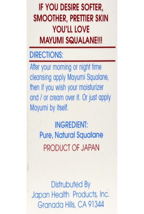 Mayumi Squalane Skin Oil - 2.17 fl oz