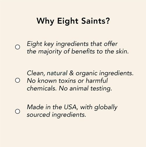 Eight Saints No Plans Clay Face Mask Skin Care Product, Natural and Organic Pore Reducing Clay Facial Mask to Remove Blemishes, Acne, Oil, and Impurities, 2 Ounces