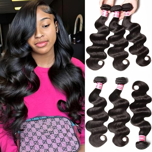 UNICE Malaysian Body Wave Human Hair Weave 3 Bundles 100% Unprocessed Virgin Human Hair Weave Sew In Human Hair Extensions Natural Color 14 16 18 inches