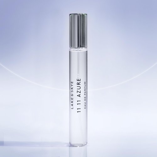 Lake & Skye 11 11 Azure Eau de Parfum Travel Spray, 0.5 fl oz (15 ml) - Aquatic, Floral, Skin Musk, Clean, Vegan, Paraben-Free, Cruelty-Free