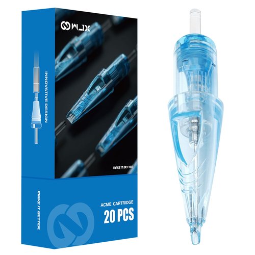 WJX Tattoo Cartridges 20Pcs Disposable Needles Round Shader 1205RS