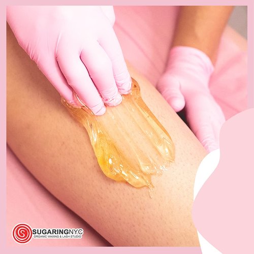 Soft Sugaring Paste by Sugaring NYC for Facial, Arms, Lower Legs - Kit with Applicator