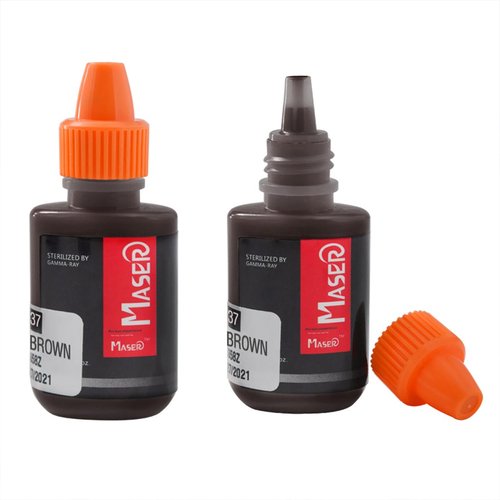 Tattoo Pigment Microblading Tattoos Inks Black Brown 10ml/0.35oz Permanent Makeup Ink Options Designed Specifically for Cosmetic Tattooing, Eyebrows, Lips, and Eyeliner