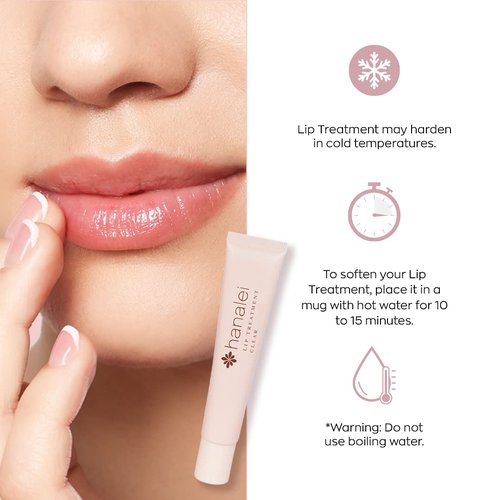 Hanalei Clear Lip Treatment Bundle (Full-Size and Travel-Size 3 Pack) | Made with Kukui Oil, Shea Butter, Agave, and Grapeseed Oil, Soothe Dry Lips (Cruelty free, Paraben free)