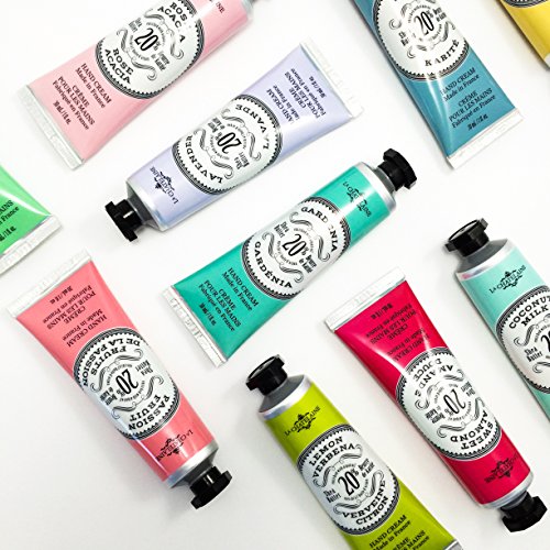 La Chatelaine Deluxe Hand Cream Gift Set Tin | Mothers Day Gift Ideas | Mom Gifts | Oprah's Favorite Things | 20% Organic Shea Butter Formula | Made in France | Natural and Organic Lotion (12 x 1 oz)