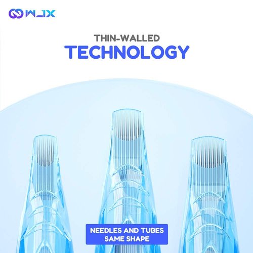 WJX Tattoo Cartridges Needles Disposable Supply 50Pcs Mixed Size Round Liner Shader Magnum WJX50-4