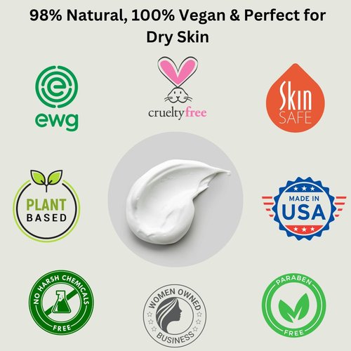 RaGaNaturals Lavender Shea Butter Hand and Body Lotion, 8 Fl Oz - Moisturizing, Plant-Based, Vegan, with Argan, Avocado Oil & Vitamin E