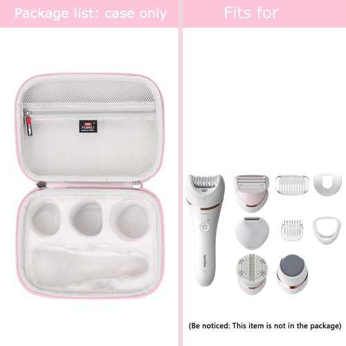 FBLFOBELI Hard Storage Case Compatible with VOYOR/Philips Epilator Series 8000 5 in 1 Women Shaver BRE740/14, EVA Protective Travel Carrying Container Bag (Case Only)