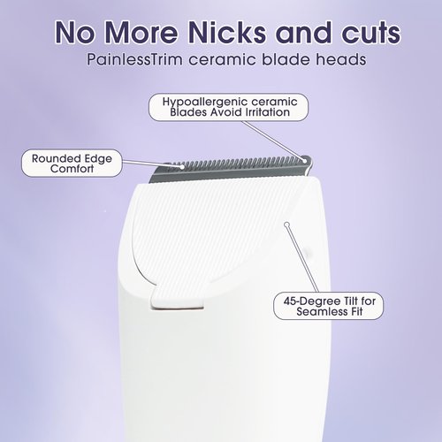 Bikini Trimmer for Women & Men - Pubic & Body Hair Removal, Facial Hair Trimmer