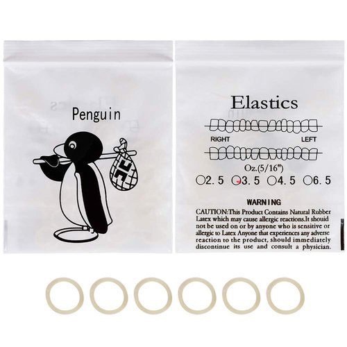 Angzhili 10 Bag Dental Orthodontic Rubber Bands,Elastic Rubber Bands,Orthodontic Supply (5/16")
