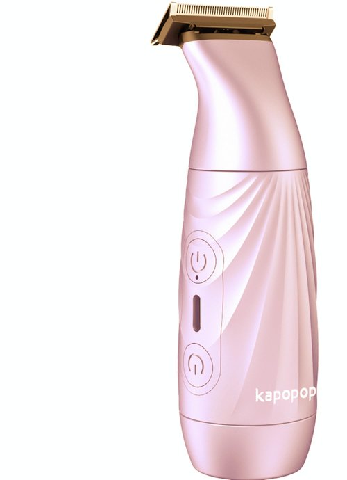 2-in-1 Electric Shaver for Women, Dual Head Bikini Trimmer-Pink