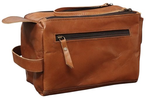 Leather Toiletry Bag Hocus Pocus Decor Handmade Halloween Bag Gifts Prop with Stitched Eye | Travel Makeup Bag | Hocus Pocus Decor Cosmetic Case Halloween decor Bag for men and Clutch for women