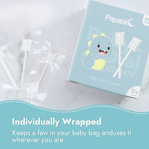 Papablic Baby Tongue Cleaner and Glass Breastmilk Pitcher