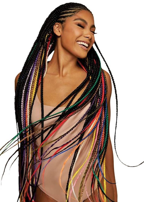 Outre X-Pression Braid - Pre Stretched Braid 52" 3X (5 Pack, MEDIUM BROWN 4)