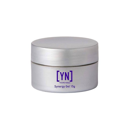 Young Nails Synergy Gel System, Building Gel - Hard Builder Gel, Superior Adhesion & Strength, Structured Nail Gel Builder - Sculptor Gel, Clear, 15g