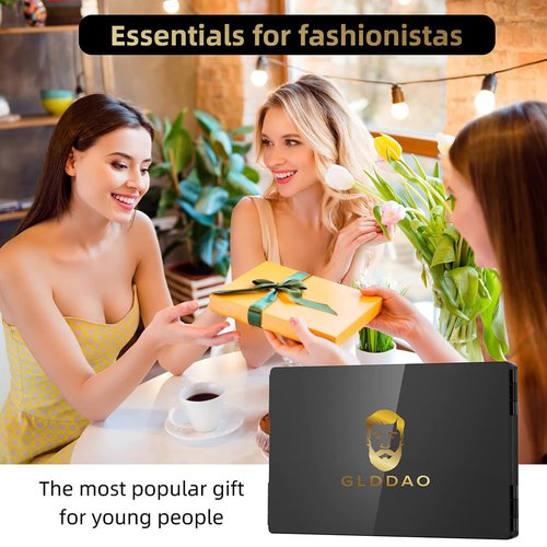 GLDDAO 360 Mirror for Haircuts for Men for Women for Braiding Hair Trifold 3 Way Mirror to See Back of Head Barber Haircut Tool Three Way for Hair Cutting Self Cut