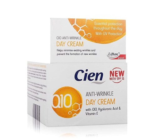 Set of 3 Anti-Wrinkle DAY CREAM - NIGHT CREAM - EYE CREAM - with q10, Hyaluronic Acid & Vitamin E