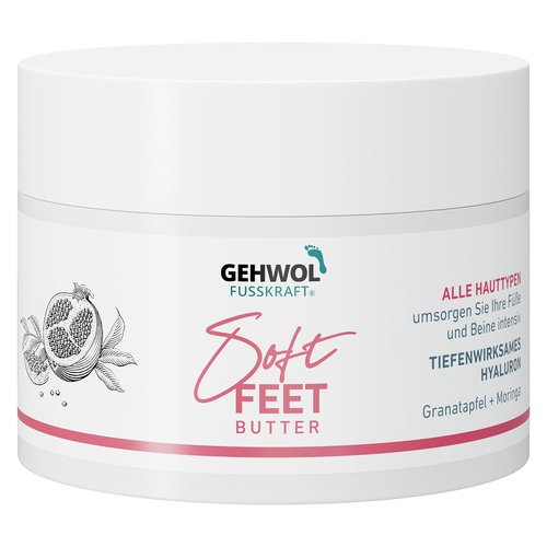 GEHWOL Soft Feet Butter 3.5 oz/100 ml pomegranate & moringa