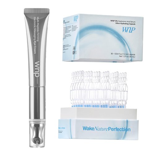 WNP Ultra-Hydrating Serum 3% Hyaluronic Acid + Eye Cream|Wrinkle Eraser Massaging Eye Cream