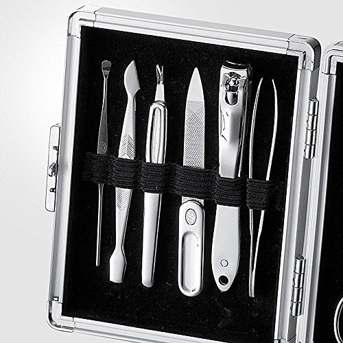 World No. 1. Three Seven (777) Travel Manicure Grooming Kit Nail Clipper Set (11 PCs, TS-16000SVC), MADE IN KOREA, SINCE 1975.