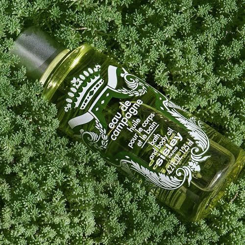 Sisley Paris Eau de Campagne Bath & Body Oil - 125 mL - Soothing, Softening Fresh Scented Bath Oil