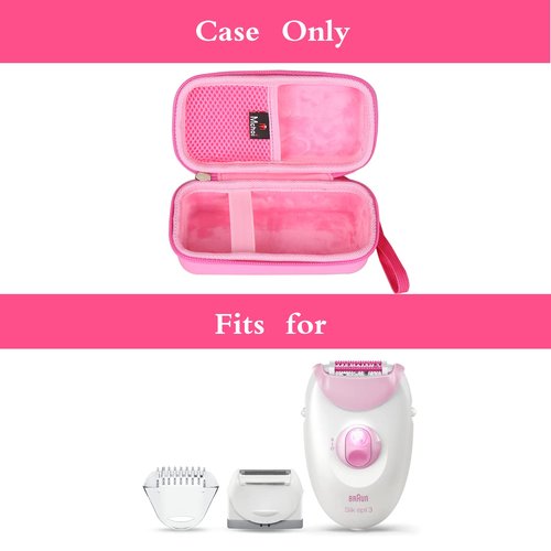 Mchoi Hard Carrying Case Fits for Braun Hair Removal for Women Epilator Silk-epil 3 3-270, EVA Portable Storage Case Shockproof, CASE ONLY