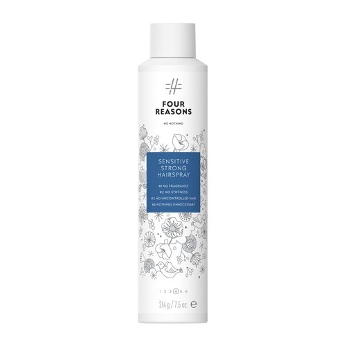 No nothing Very Sensitive Strong Hairspray - Fragrance Free Strong Styling and Finishing Spray, Hypoallergenic, Unscented Hair Spray 7.5 Ounce