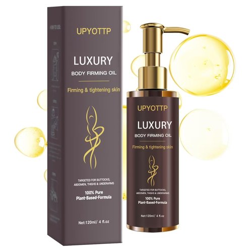 UPYOTTP Body Firming Oil, Luxury Body Oil for Skin Firm Tighten, Hydrating & Nourishing Dry Skin-With Jojoba,Vitamin E and Camellia Oil Natural Ingredent(4.06 FL OZ)